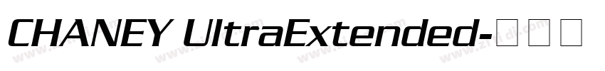 CHANEY UltraExtended字体转换